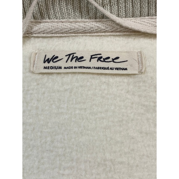 We The Free Cozy Camden Sherpa Fleece Crewneck Medium Oversized Free People - Picture 10 of 11